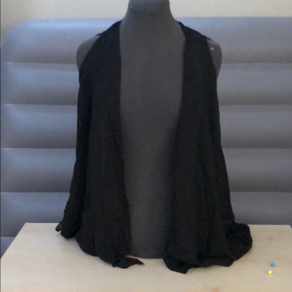 Sleeve-less Cardigan - Picture 1 of 2